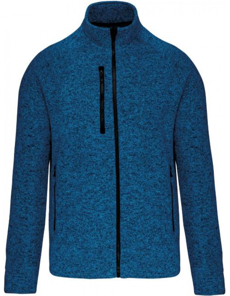 Jachetă tricotată din fleece pentru bărbați